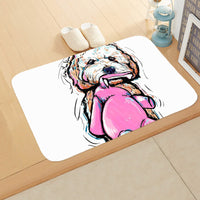 HKM-835347 Digital Printing Floor Mat Bathroom Kitchen Toilet Absorbent non-slip Mat