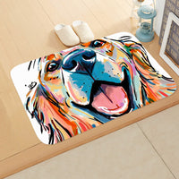 HKM-835347 Digital Printing Floor Mat Bathroom Kitchen Toilet Absorbent non-slip Mat