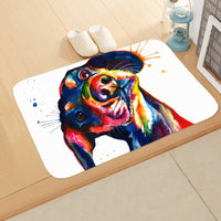 HKM-835347 Digital Printing Floor Mat Bathroom Kitchen Toilet Absorbent non-slip Mat