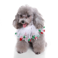 HKM-835411 Festive Adjustable Polyester Pet Christmas Neckband for All Seasons