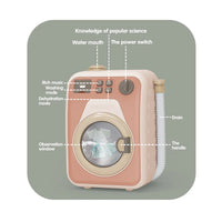 HKM-835795 Light and Sound Electric Toy Washing Machine for Pretend Play, Age 5-7
