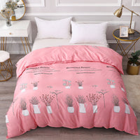 HKM-835795 Student Dormitory Skin-Friendly Brushed Quilt Cover in Various Elegant Patterns and Sizes