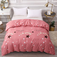 HKM-835795 Student Dormitory Skin-Friendly Brushed Quilt Cover in Various Elegant Patterns and Sizes