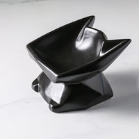 HKM-835987 Ceramic High-Leg Cat Food Bowl for Cervical Spine Support