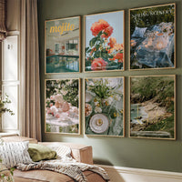 HKM-836051 Nordic Animal and Abstract Canvas Wall Art for Bedroom Decoration