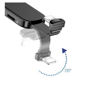 HKM-836179 Lightning to 3.5mm Audio Adapter with Dual Lightning Connector – Black