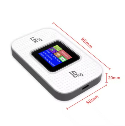 HKM-836307 Portable 5G LTE Wireless Mobile Router with 3000mAh Battery and Color Display