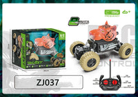 HKM-836371 Remote Control Dinosaur Truck Toy - Electric Climbing Stunt Car for Kids - Ages 5 and Up