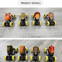 HKM-836371 Remote Control Dinosaur Truck Toy - Electric Climbing Stunt Car for Kids - Ages 5 and Up
