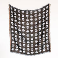HKM-836435 Boho Fringe Sofa Cover Blanket - Cotton Nitrile Blend, 130x150 cm