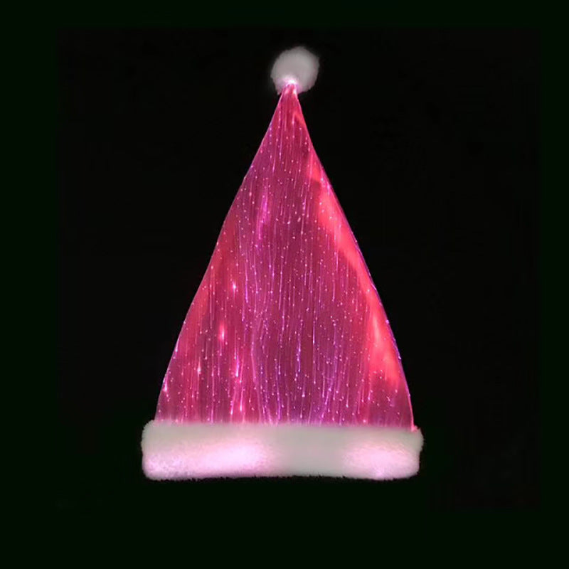 HKM-836563 Multicolor LED Light-Up Christmas Hat for Festive Holiday Cheer