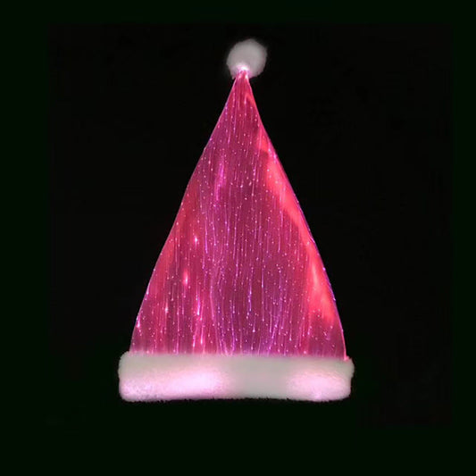HKM-836563 Multicolor LED Light-Up Christmas Hat for Festive Holiday Cheer