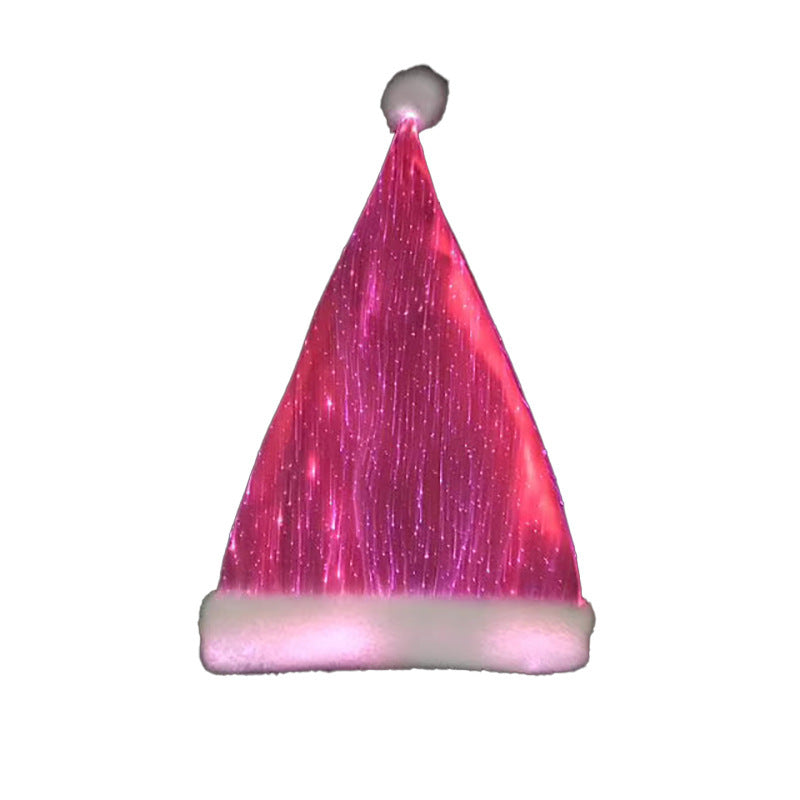 HKM-836563 Multicolor LED Light-Up Christmas Hat for Festive Holiday Cheer