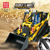HKM-836691 DIY Educational Remote Control Building Bricks Engineering Car Crawler Loader for Kids 8 Years and Up