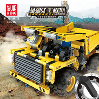 HKM-836691 DIY Educational Remote Control Building Bricks Engineering Car Crawler Loader for Kids 8 Years and Up