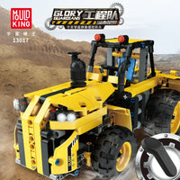 HKM-836691 DIY Educational Remote Control Building Bricks Engineering Car Crawler Loader for Kids 8 Years and Up