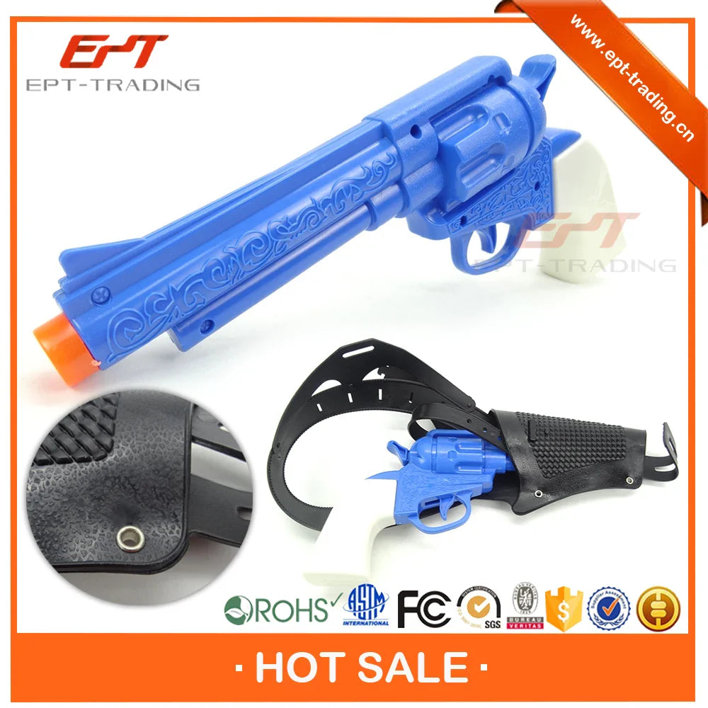 HKM-836755 Cowboy Role-Play Toy Set for Kids, Electronic Cowboy Gun & Accessories