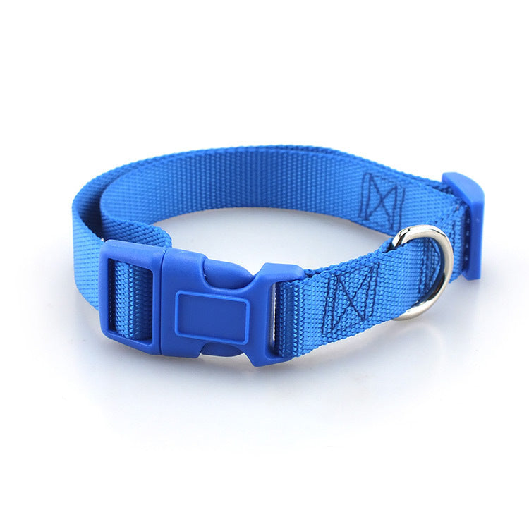 HKM-836819 Adjustable Polyester Pet Collar in Various Colors and Sizes