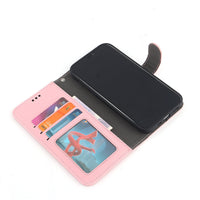 HKM-837203 Detachable PU Leather Card Holder Shell for iPhone and Samsung S20/S21