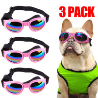 HKM-837267 Adjustable Pet Sunglasses for Small and Medium Dogs and Cats - UV Protection and Windproof Goggles