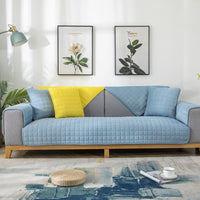 HKM-837331 Solid Color Plush Sofa Cushion - Modern Non-Slip Design in Various Sizes and Shades