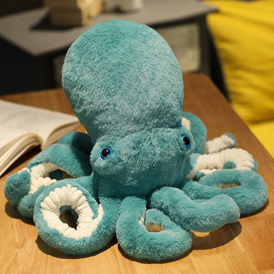 HKM-837395 Plush Octopus Doll Toy - Soft and Comfortable PP Cotton Filling, Available in Multiple Sizes