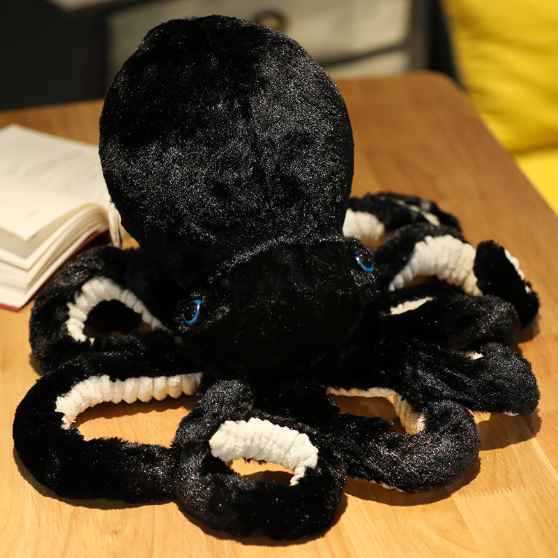 HKM-837395 Plush Octopus Doll Toy - Soft and Comfortable PP Cotton Filling, Available in Multiple Sizes
