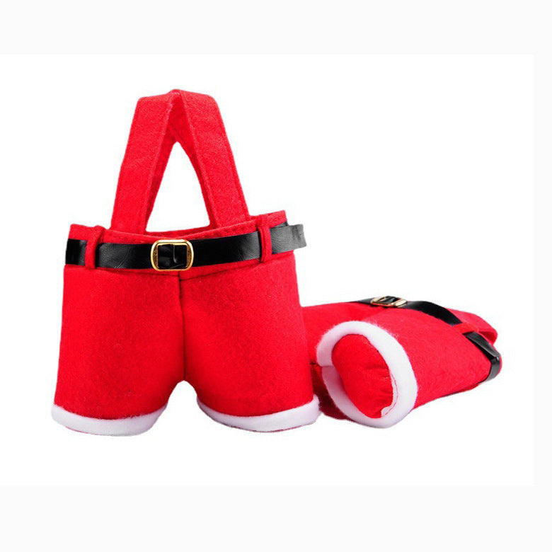 HKM-837395 Portable Cloth Candy Bag for Christmas Decoration - Pastoral & Modern Art Style
