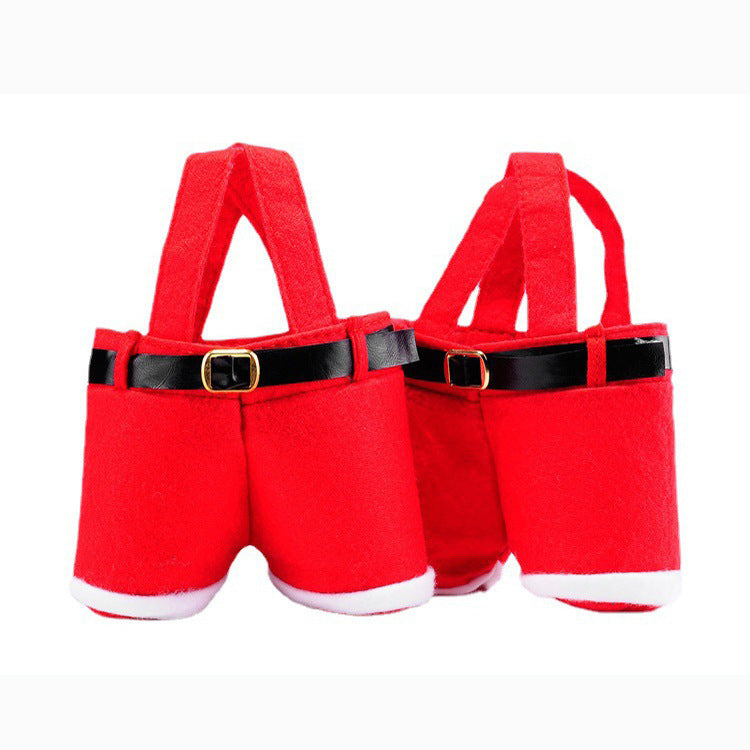 HKM-837395 Portable Cloth Candy Bag for Christmas Decoration - Pastoral & Modern Art Style
