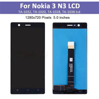 HKM-837651 Nokia 3 Screen Assembly Compatible with TA-1032 TA-1038 in Black