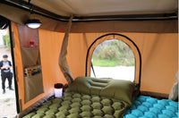 HKM-838035 Inflatable Honeycomb Camping Mattress with Pillow - Lightweight, Portable Sleeping Pad for Outdoor Adventures