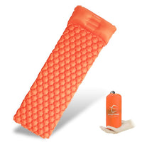 HKM-838035 Inflatable Honeycomb Camping Mattress with Pillow - Lightweight, Portable Sleeping Pad for Outdoor Adventures
