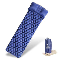 HKM-838035 Inflatable Honeycomb Camping Mattress with Pillow - Lightweight, Portable Sleeping Pad for Outdoor Adventures