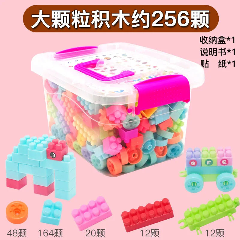 KTX-838099 Large Particle Building Block Set for Creative Play and Learning