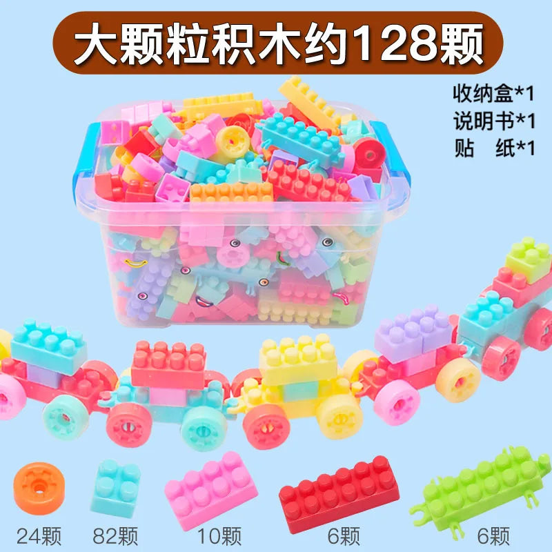 KTX-838099 Large Particle Building Block Set for Creative Play and Learning