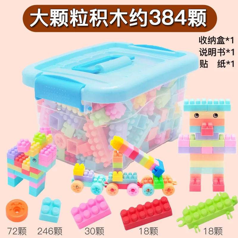 KTX-838099 Large Particle Building Block Set for Creative Play and Learning