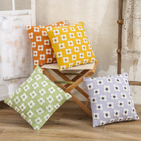 HKM-838163 Simple Embroidery Pillow Cover for Home Decor Couch - 45x45cm & 30x50cm Options