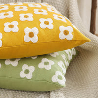 HKM-838163 Simple Embroidery Pillow Cover for Home Decor Couch - 45x45cm & 30x50cm Options