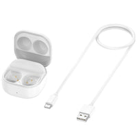 HKM-838291 Samsung Headset Storage and Charging Case - Black or White Plastic Design