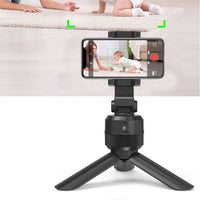 HKM-838483 360-Degree Rotating Mobile Phone Holder - Fast Vertical & Horizontal Rotation, Indoor Use, Battery Powered