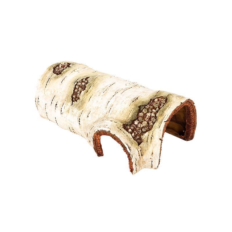 HKM-838547 Resin Birch Shape Hamster Nest - Small, Medium, Large Sizes for Dwarf Landscaping
