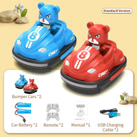 HKM-838675 Mini RC Bumper Cars with Lights and Music – Interactive Multiplayer Game for Kids and Parents