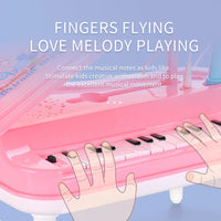 HKM-838995 Educational 8-Key Electronic Piano Toy for Children Ages 3 and Up - Battery Operated Musical Instrument