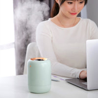 HKM-838995 Portable Ultrasonic Essential Oil Diffuser with USB and Battery Operation, Round Shape, Quiet 36dB Noise Level