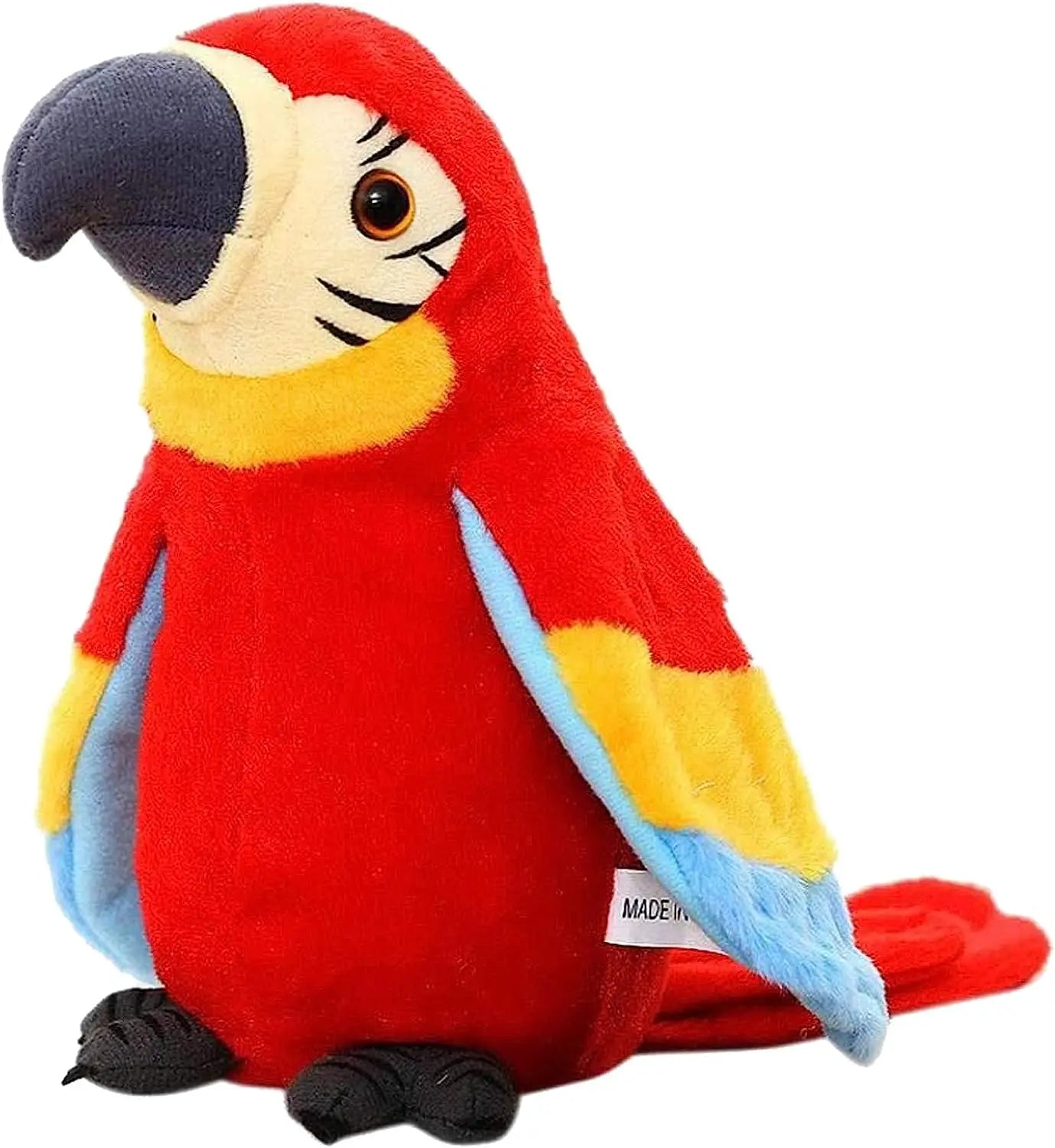 Interactive Talking Parrot Plush Doll for Infants and Toddlers, 25cm Stuffed Toy