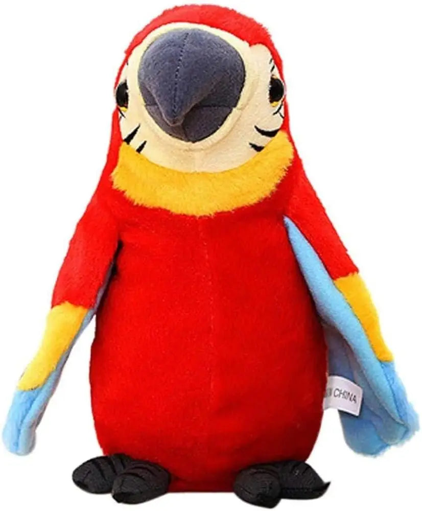Interactive Talking Parrot Plush Doll for Infants and Toddlers, 25cm Stuffed Toy