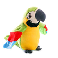 HKM-839059 Interactive Talking Parrot Plush Doll for Infants and Toddlers, 25cm Stuffed Toy