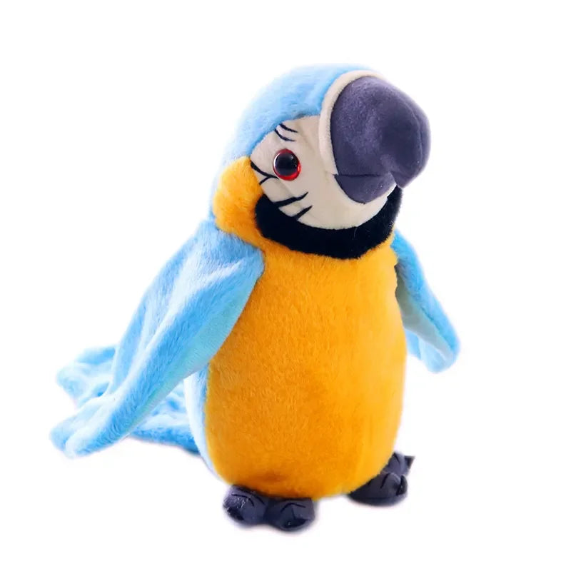 Interactive Talking Parrot Plush Doll for Infants and Toddlers, 25cm Stuffed Toy