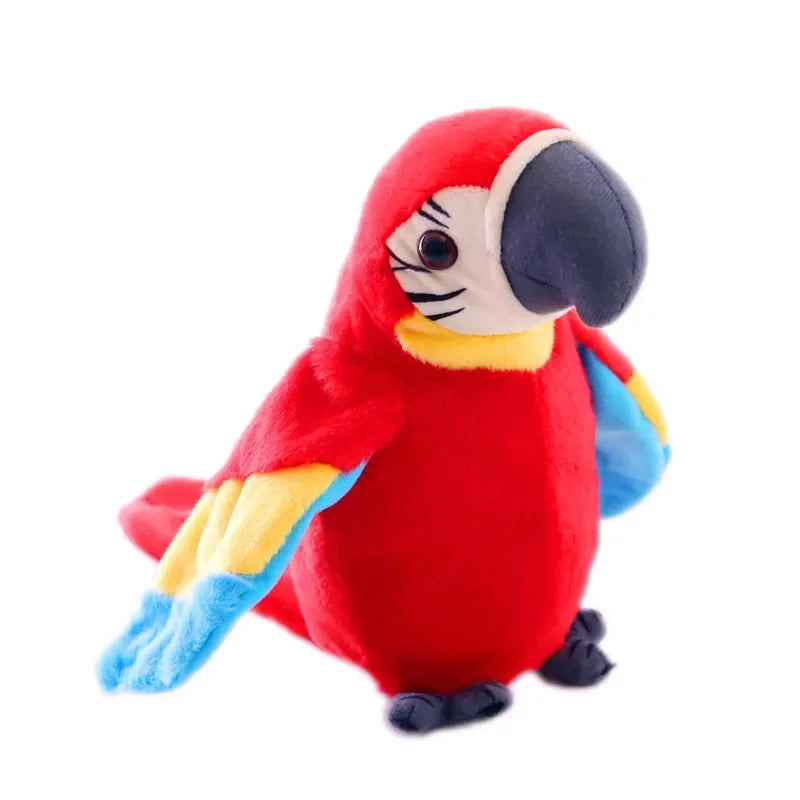 Interactive Talking Parrot Plush Doll for Infants and Toddlers, 25cm Stuffed Toy