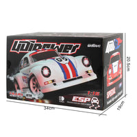 HKM-839251 1/16 Scale 4WD Electric Remote Control Drift Car with LED Lights - Fast 70km/h, Indoor/Outdoor Use